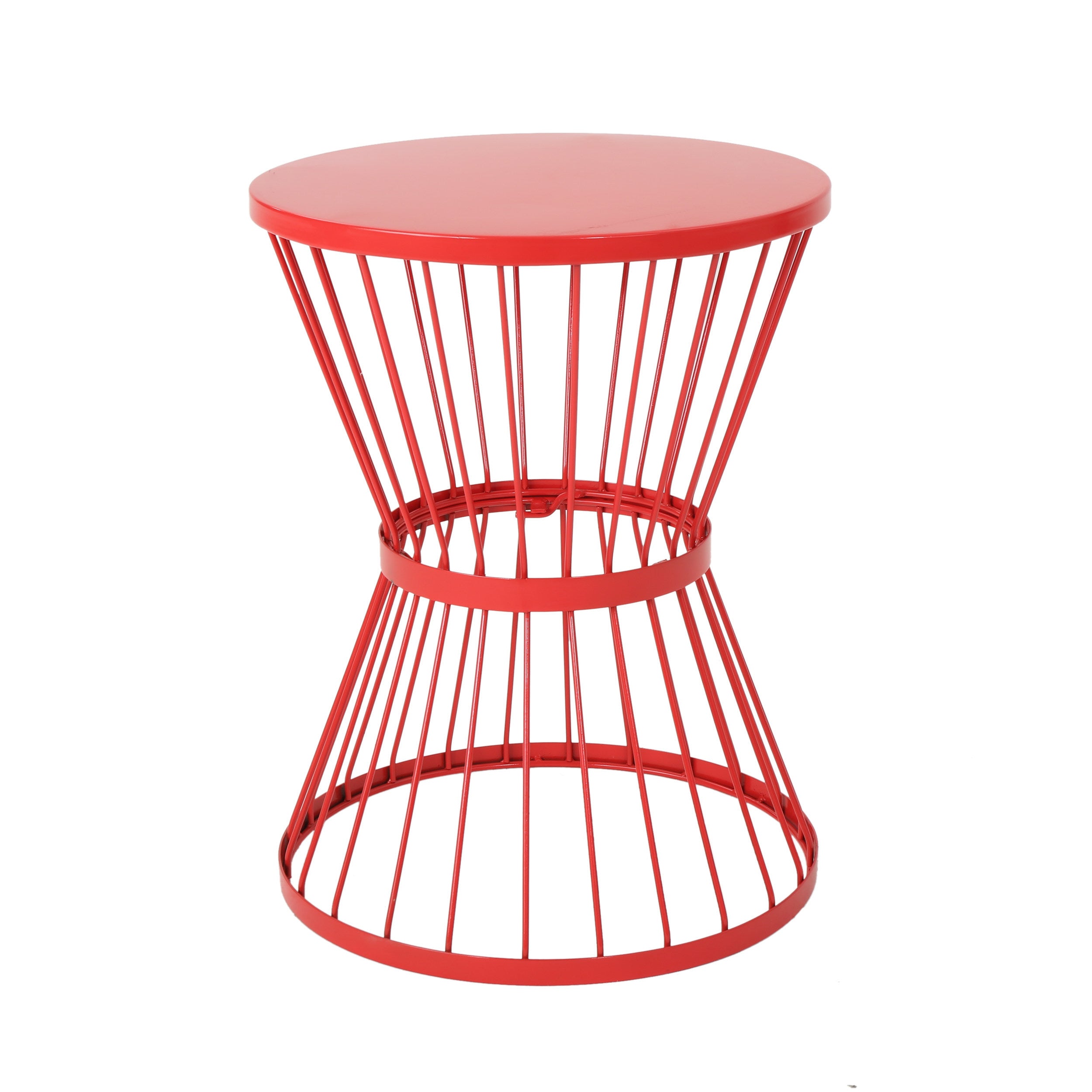 16" Outdoor Stainless Steel Colorpop Side Table