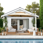 Round Cantilever Umbrella with Center Pole, Base Not Included