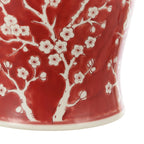 Cherry Blossom 17.75" Ceramic Garden Stool