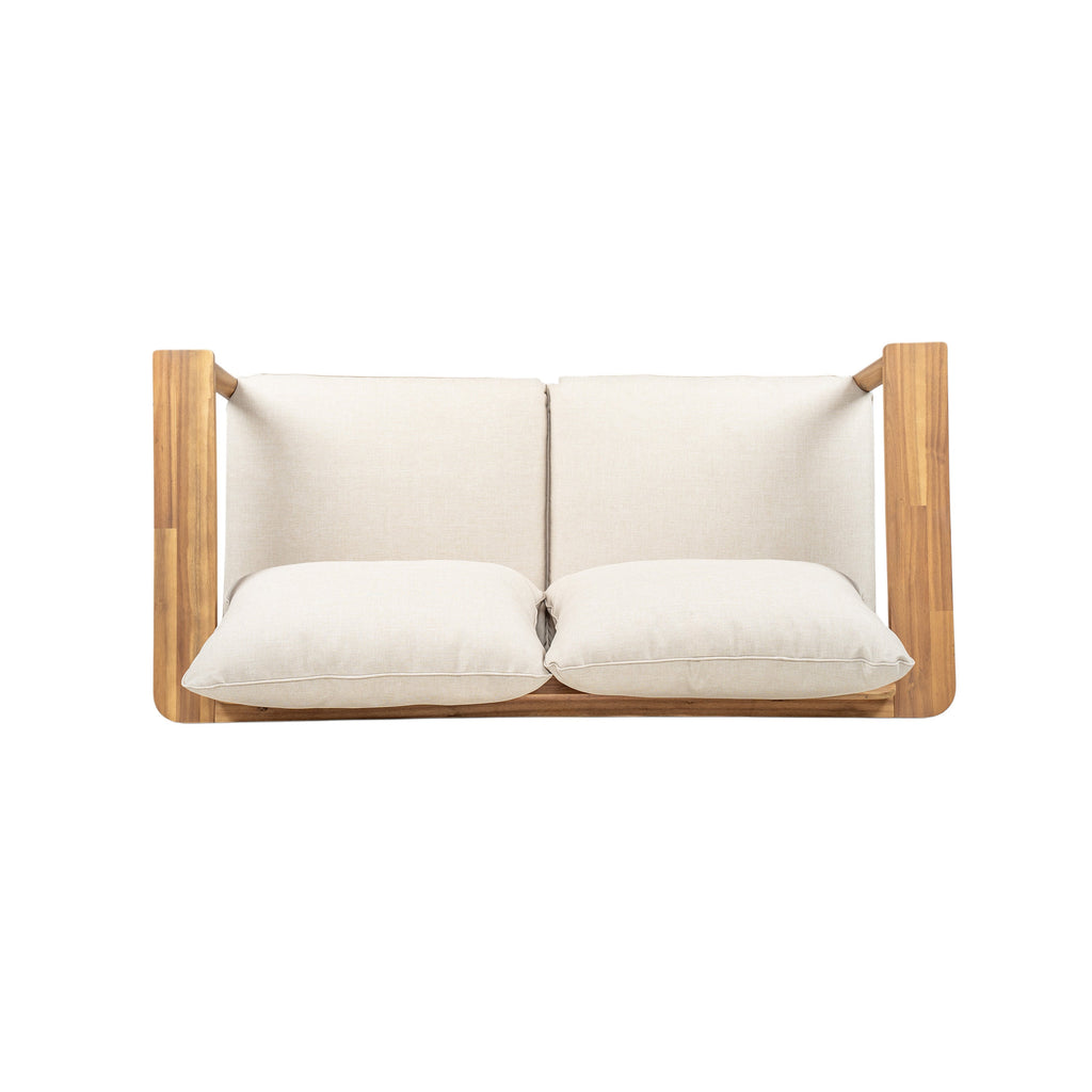Terassi Outdoor Acacia Wood Loveseat