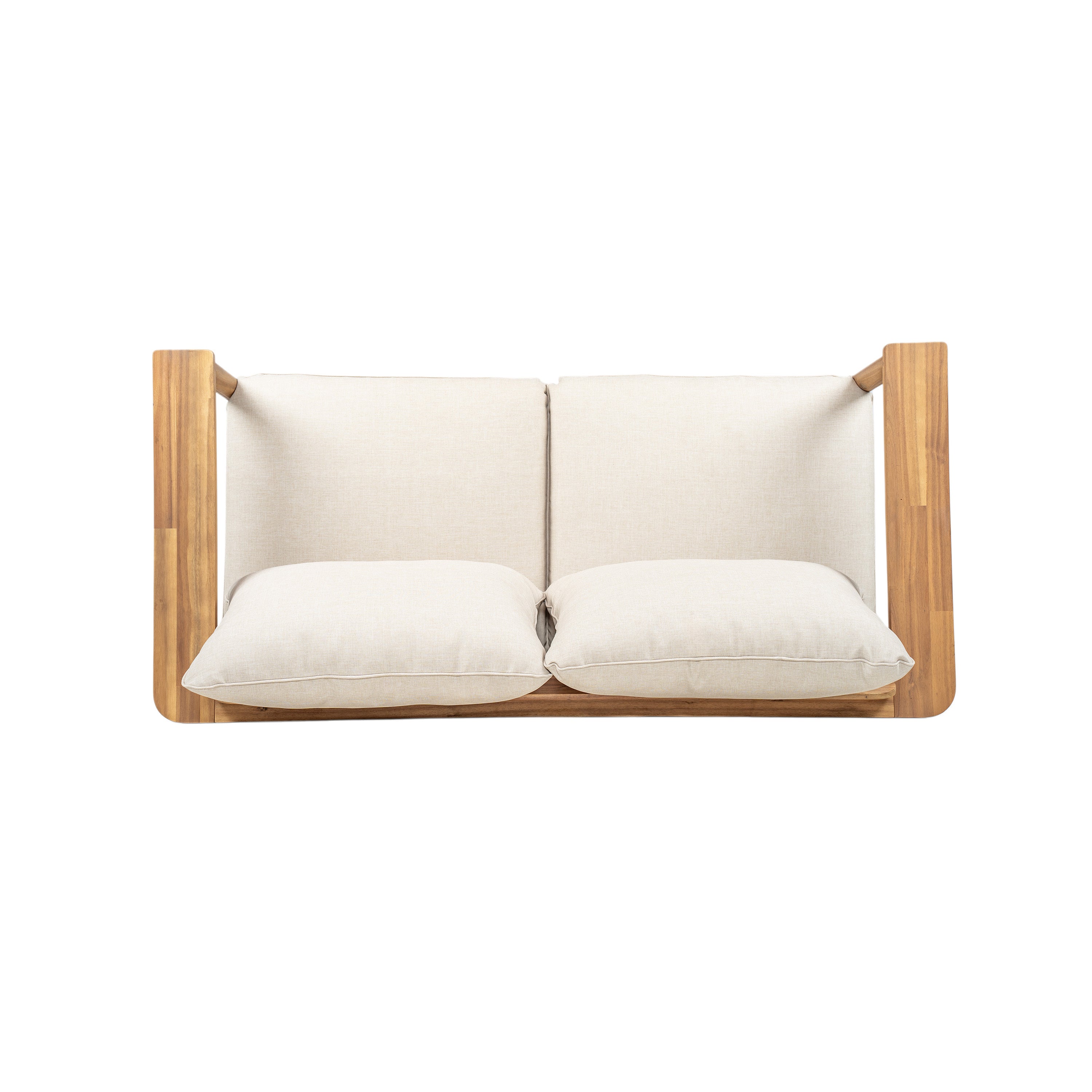 Terassi Outdoor Acacia Wood Loveseat