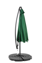 10' Offset Hanging Market Patio Umbrella w/Easy Tilt Adjustment, Base Not Included