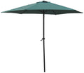 9' Market Bronze Frame Hunter Green Canopy Umbrella