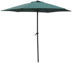 9' Market Bronze Frame Hunter Green Canopy Umbrella
