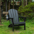 Composite Folding Adirondack Chair with Dual Cup Holder