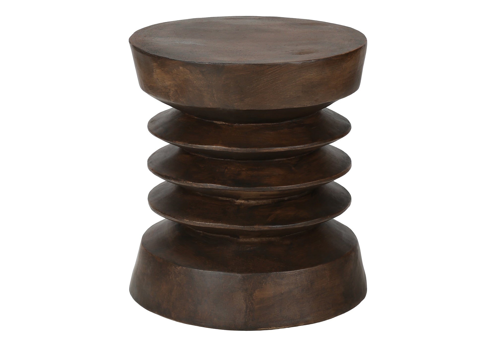 Modern Drum Indoor Outdoor Accent Table