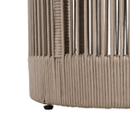 Sundara Outdoor Coffee & Side Table Set with Woven Rope Design