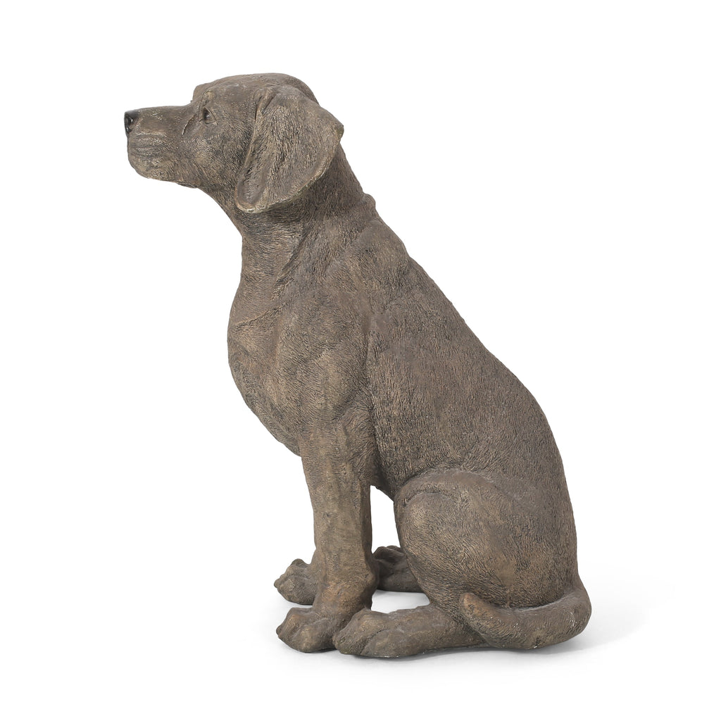 Monty Outdoor Dog Statue
