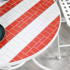 3 Piece Mosaic Americana Patio Bistro Set