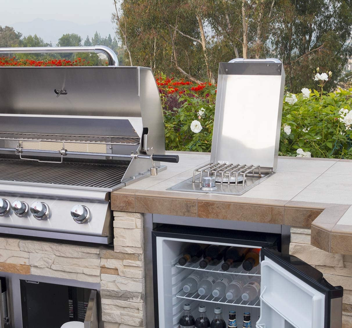 Bull Stainless Steel Drop-In Single Side Burners