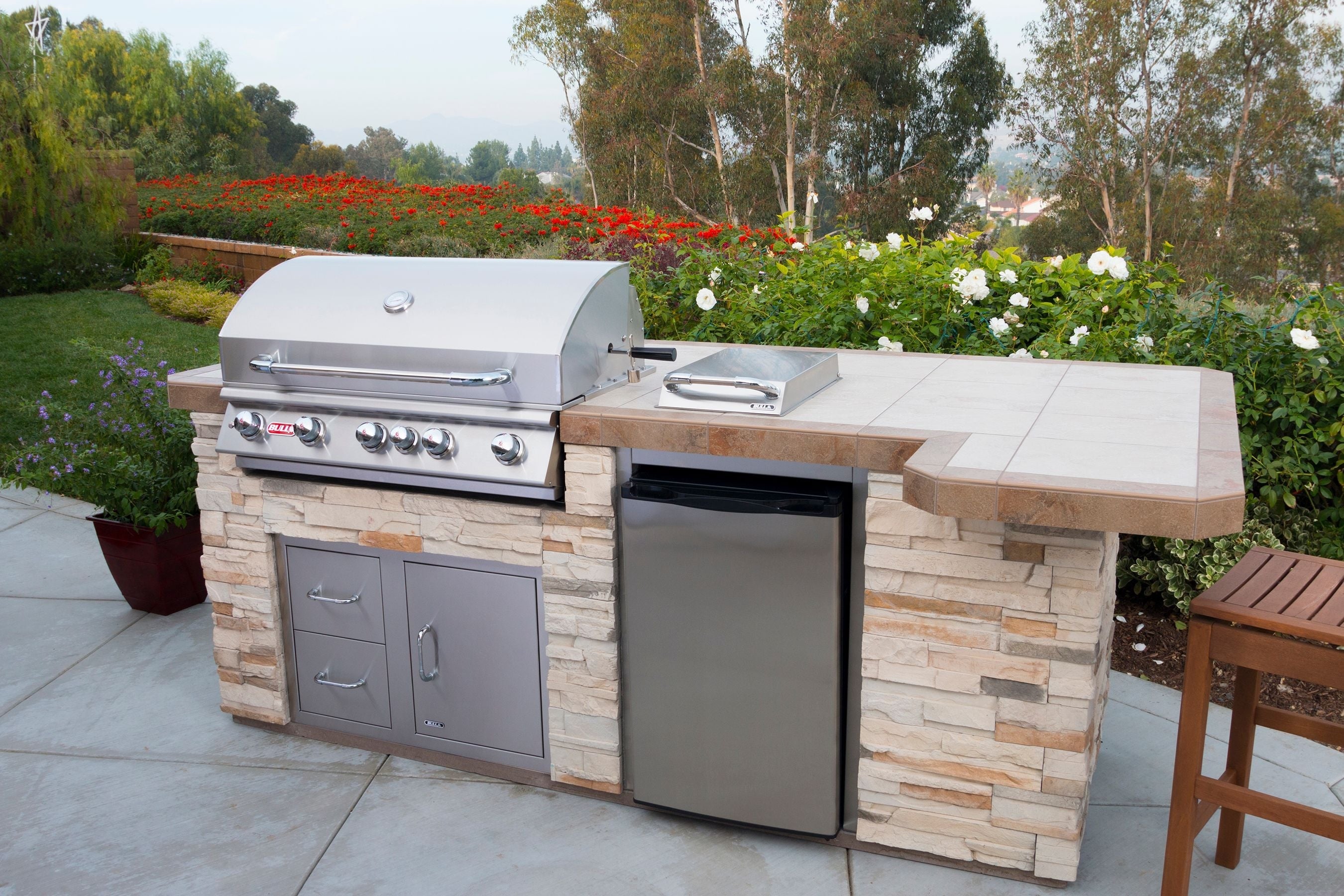 Bull 38" Brahma 5-Burner Drop-In Grill Head