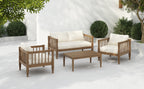 Banyan 4-Piece Patio Outdoor Furniture Set
