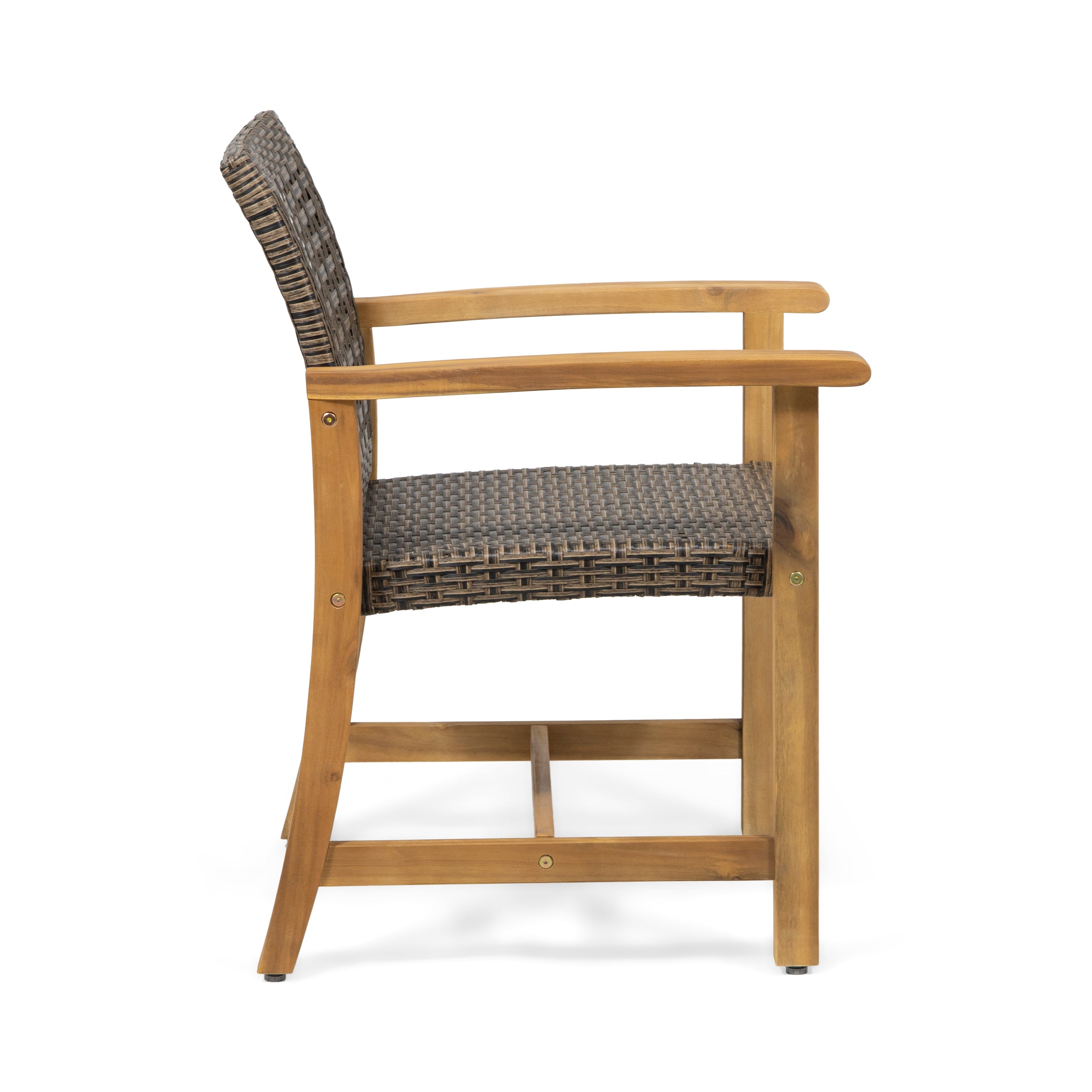 Hampton Outdoor Rattan Dining Chairs, Set of 2