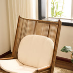 High Square Back Modern Outdoor Rocking Chair