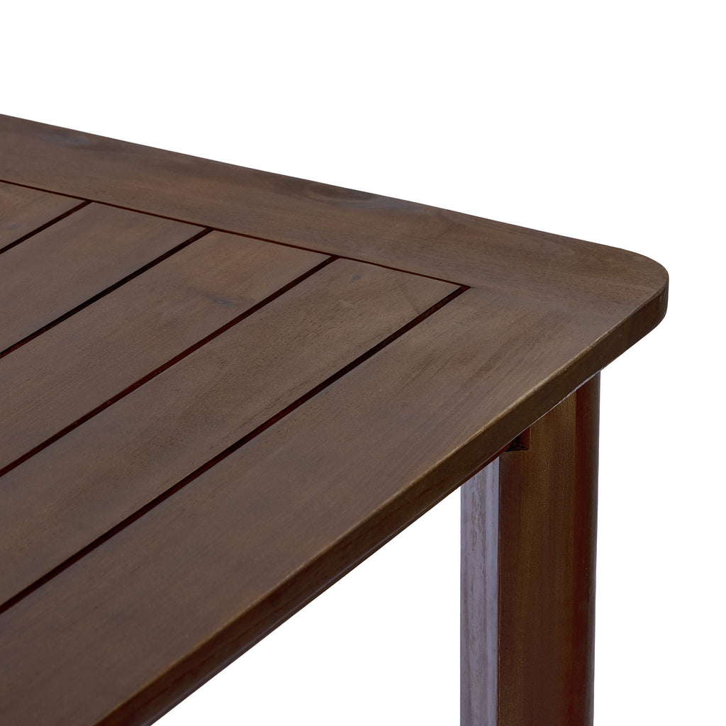 Miles 7 Piece Outdoor Acacia Wood Dining Set With Cushions
