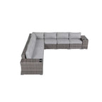 Fully Assembled Outdoor Wicker Patio Sofa