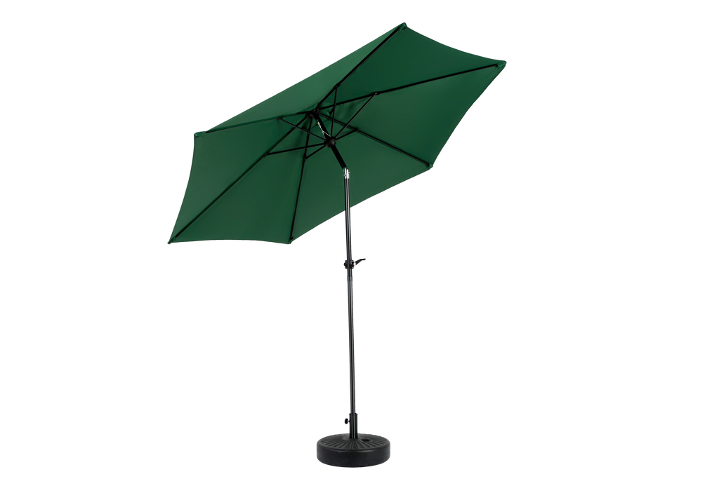 9' Outdoor Patio Umbrella Outdoor Table Umbrella with Push Button Tilt and Crank, Base Not Included