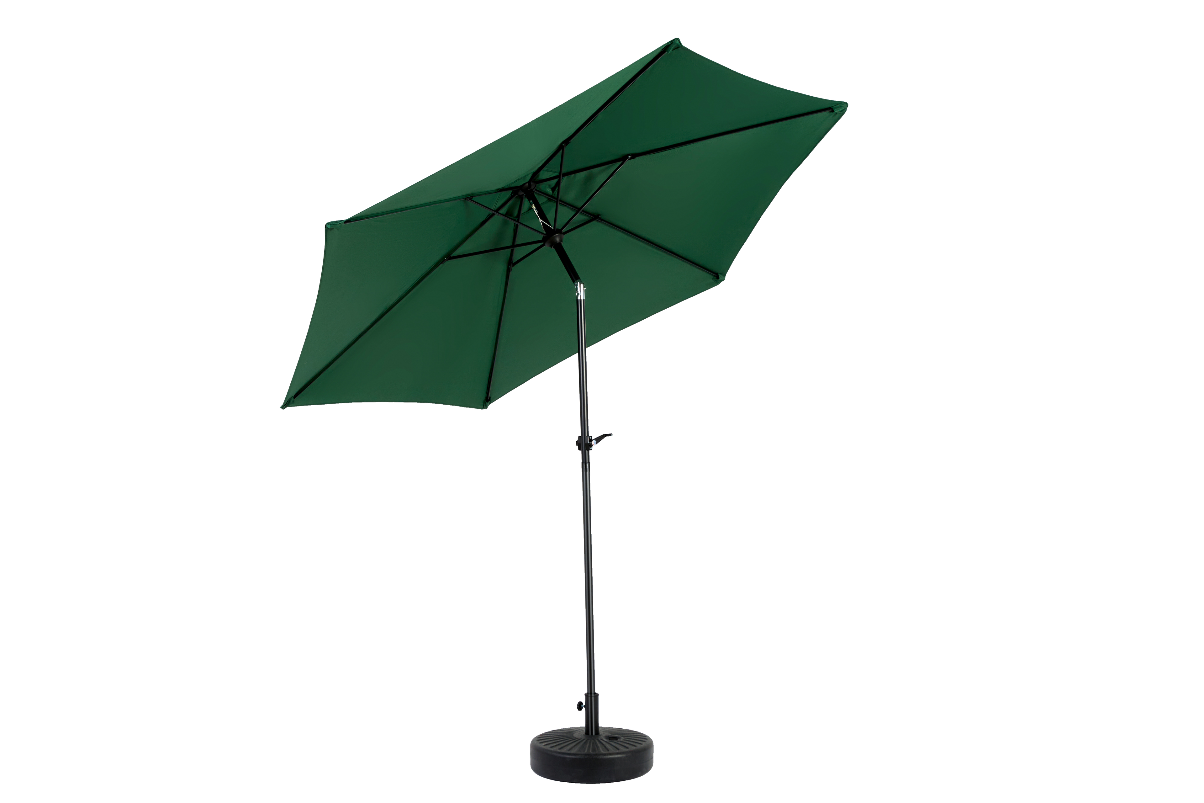 9' Outdoor Patio Umbrella Outdoor Table Umbrella with Push Button Tilt and Crank, Base Not Included
