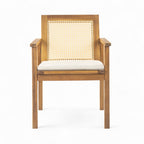 Preston Outdoor Dining Chair with Cushion, Set of 2
