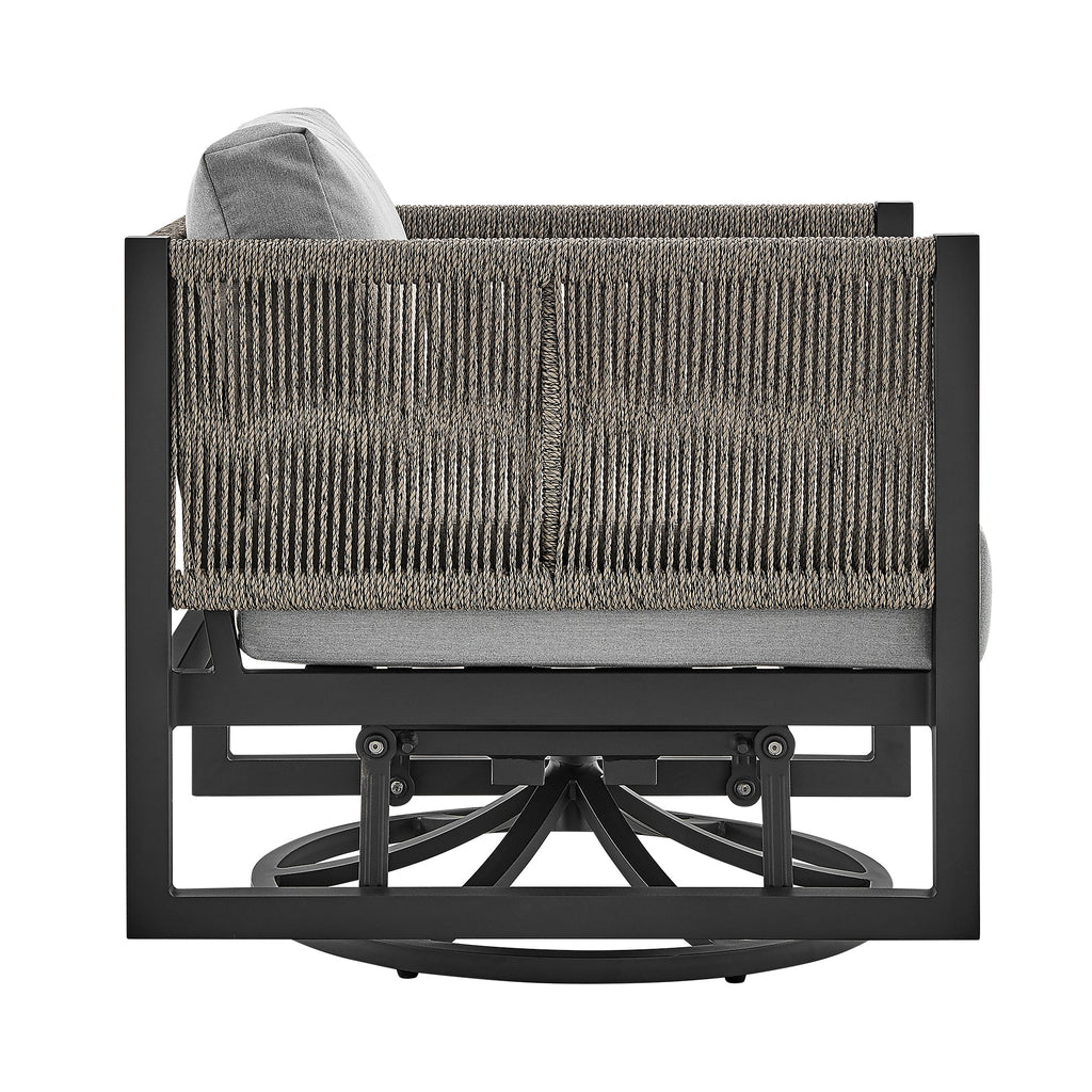 Mareike Outdoor Patio Swivel Glider Lounge Chair