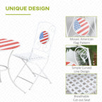 3 Piece Mosaic Americana Patio Bistro Set