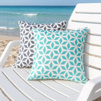 Crystal Burst Outdoor Pillow