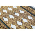 Decorative Brown Scroll Sassafras Doormat Tray