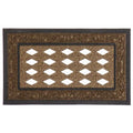 Decorative Brown Scroll Sassafras Doormat Tray