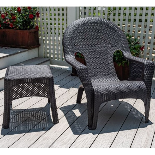 Woven Patio Side Tables