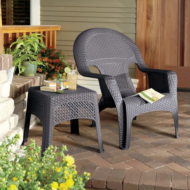 Woven Patio Side Tables