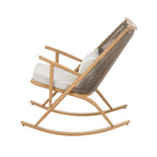 Modern Boho Outdoor Rocking Chair