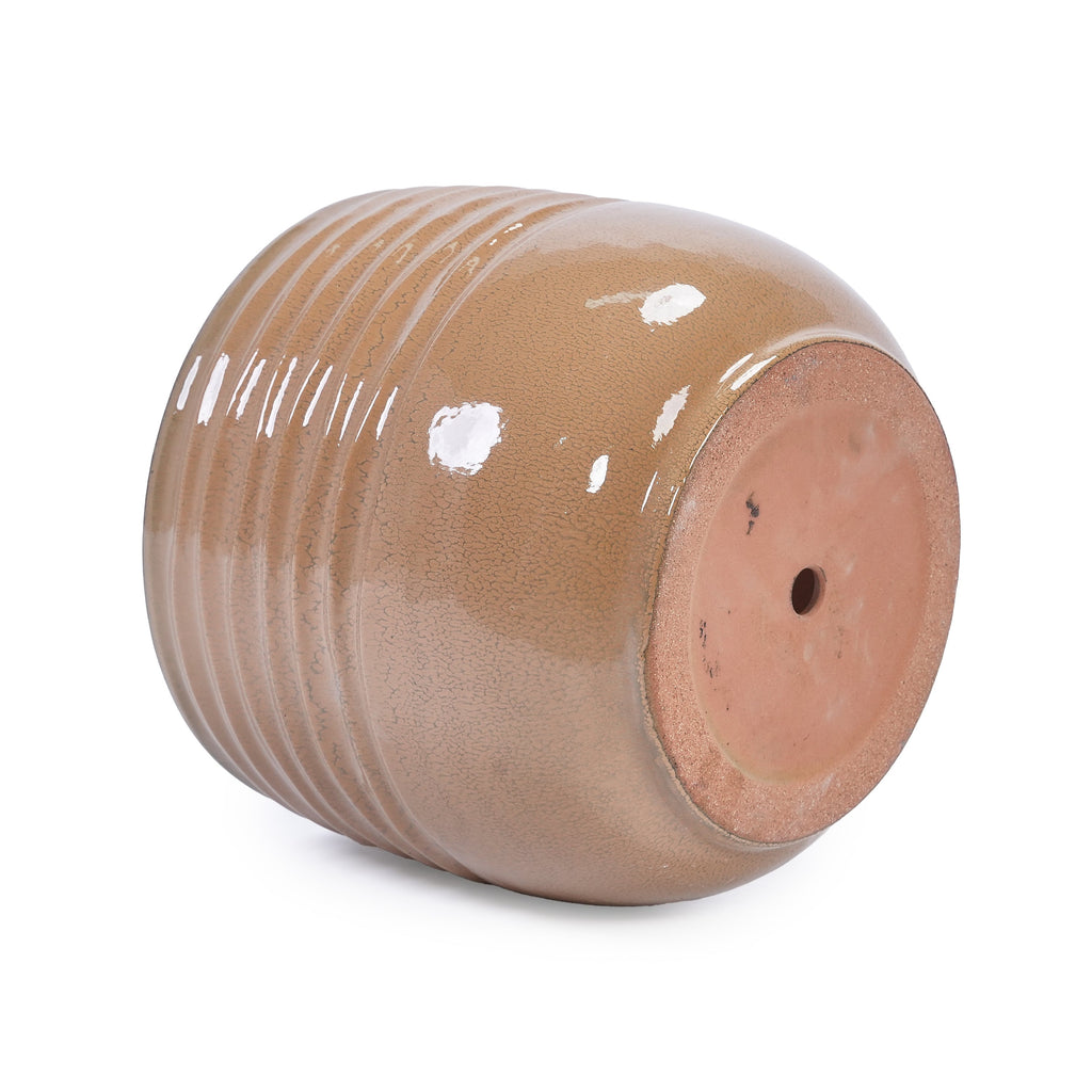 Calan Handmade Glazed Ceramic Planter, Set of 3