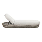 Willow Wicker & Sunbrella Upholstered Patio Lounger