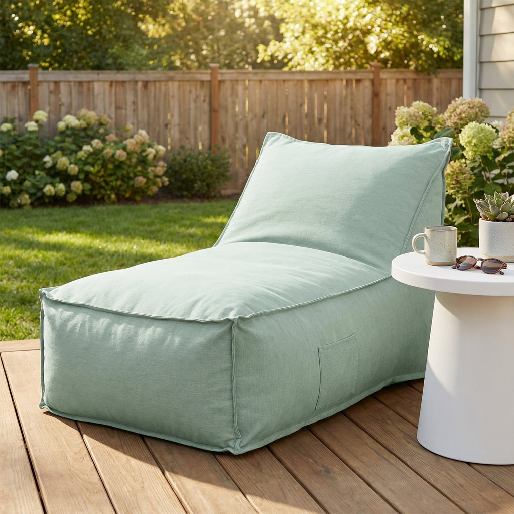 Perry Outdoor Patio Bean Bag Lounge Chair