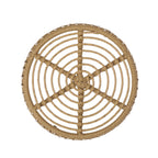 Enduring Outdoor Rattan Side Table with Cage Frame