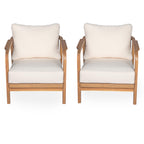 Calder Outdoor Lounge Chair with Woven Backrest