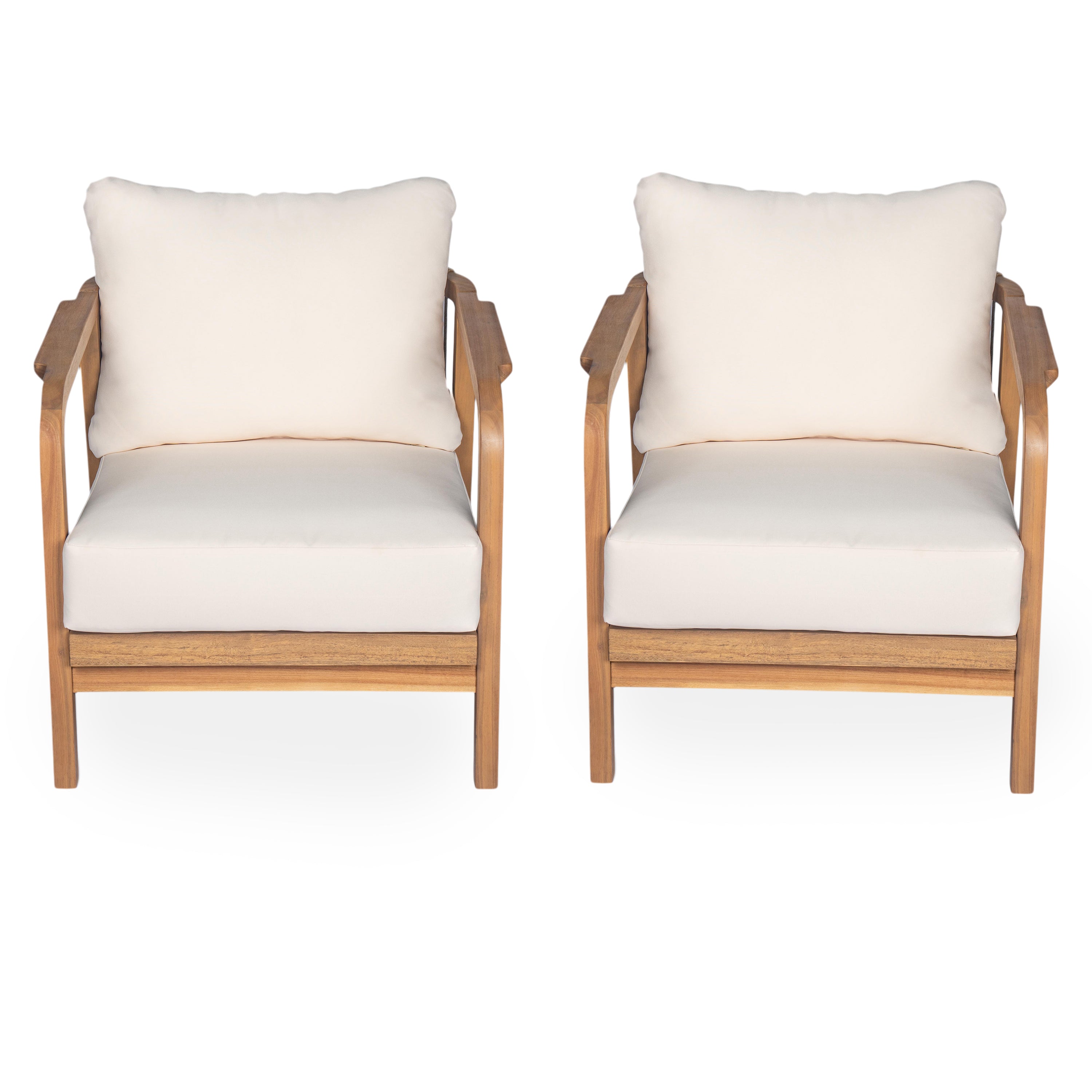 Calder Outdoor Lounge Chair with Woven Backrest