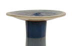 17'' Blue Ombre Ceramic Bird Bath