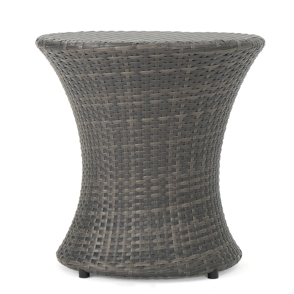Thrive Hourglass Rattan Outdoor Side Table
