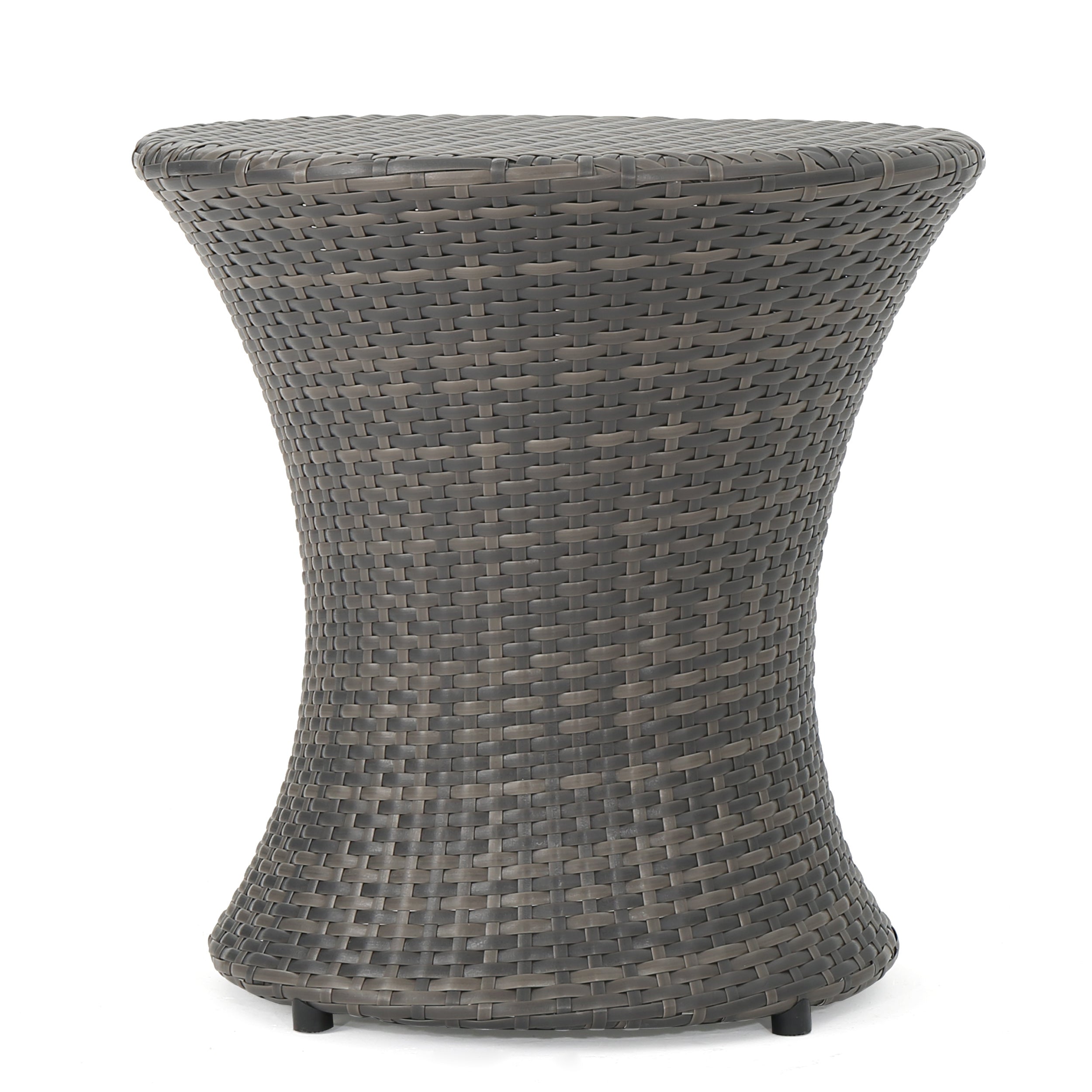 Thrive Hourglass Rattan Outdoor Side Table