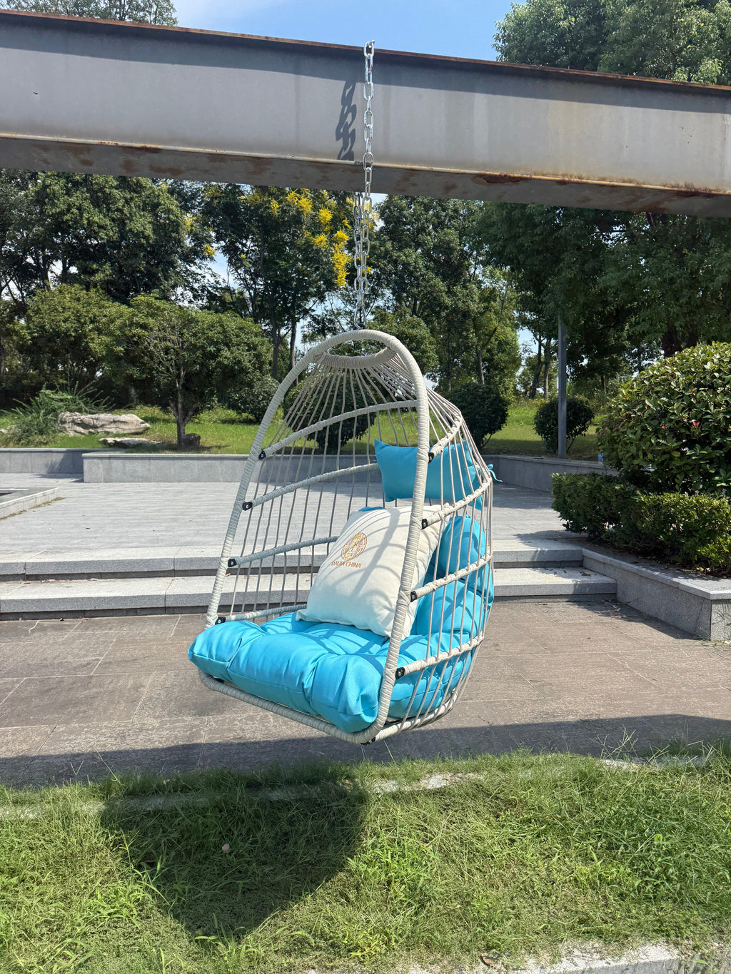 Folding Outdoor Egg Swing Chair