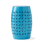Lilac Outdoor Metal Cutout Accent Table