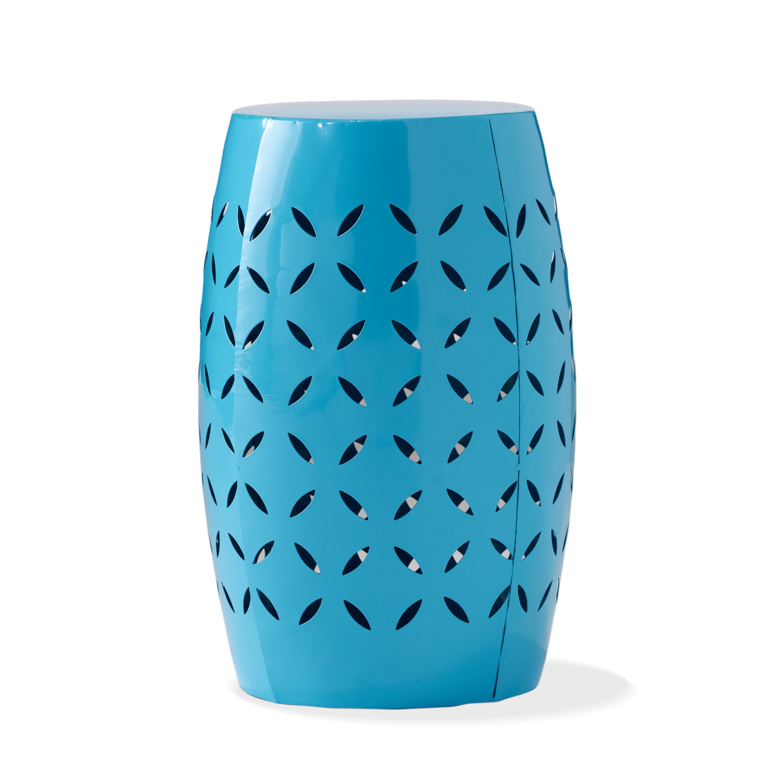 Lilac Outdoor Metal Cutout Accent Table