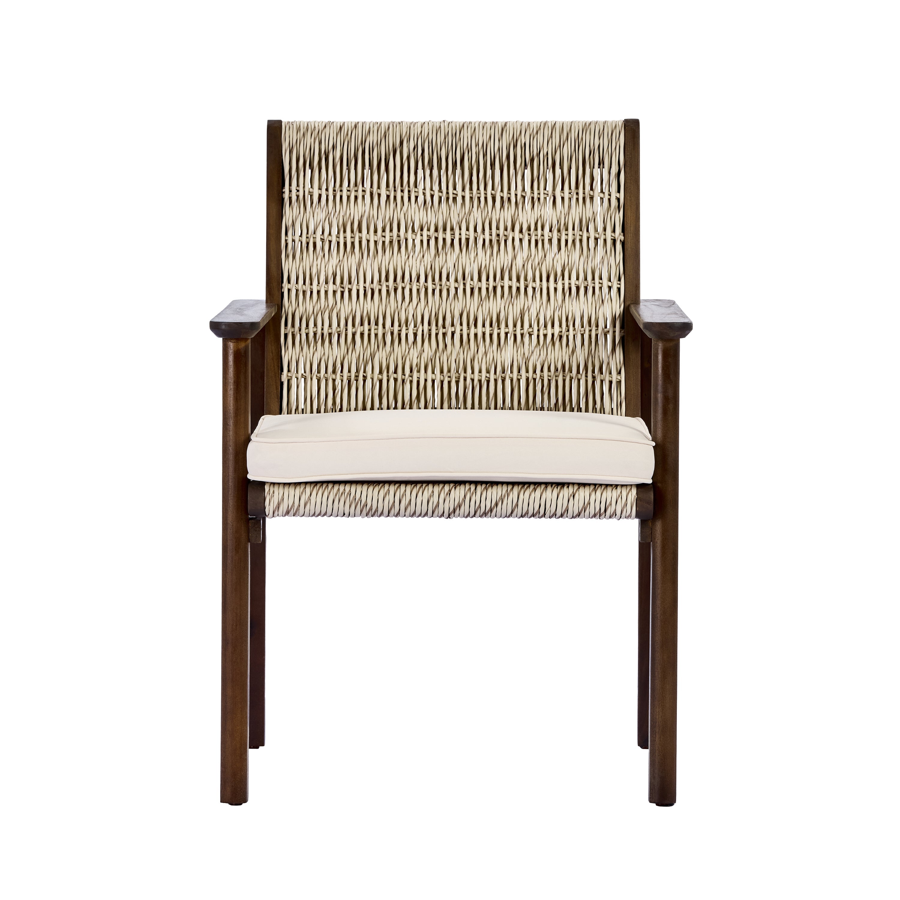 Miles 7 Piece Outdoor Acacia Wood Dining Set With Cushions