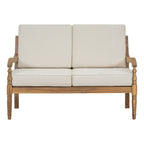 Islewood 2 Piece Acacia Wood Outdoor Loveseat & Coffee Table Set