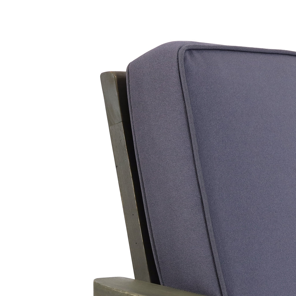 Ellsworth Outdoor Acacia Wood Club Chair