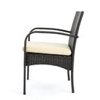 Cordoba Outdoor Wicker Dining Chairs, Set of 2