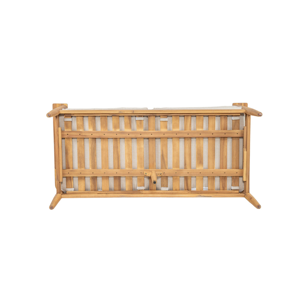 Terassi Outdoor Acacia Wood Loveseat
