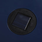 Sunhaven Punched Metal Solar Side Table with Built-in Solar Battery