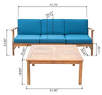 Perla Outdoor 2-Piece Chat Set